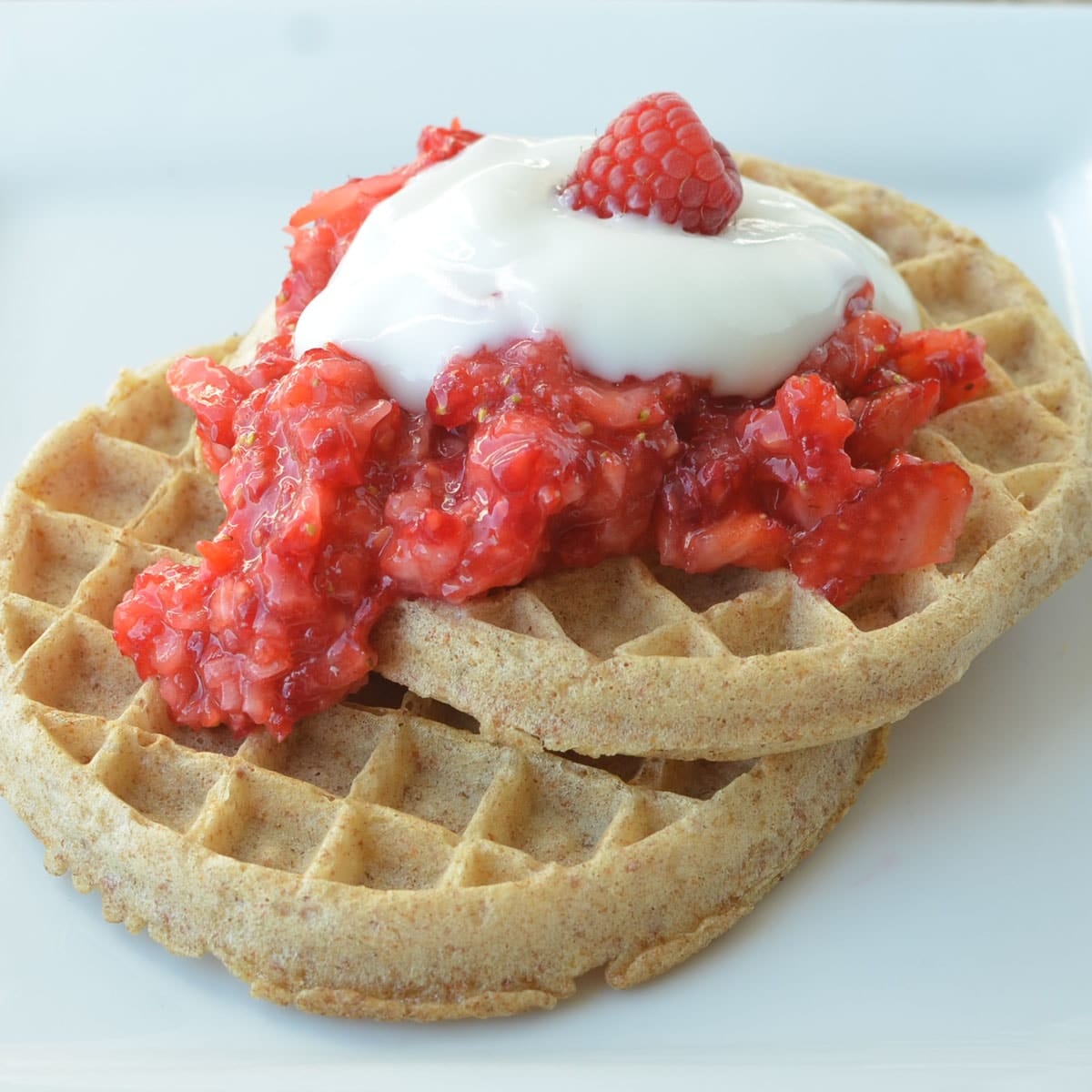 Easy Fruity Waffles - Super Healthy Kids